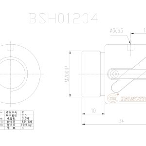 Đai Ốc Bi BSH01204-3.5 Chính Hãng TBI Motion
