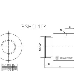 Đai Ốc Bi BSH01404-3 Chính Hãng TBI Motion
