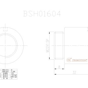 Đai Ốc Bi BSH01604-3 Chính Hãng TBI Motion
