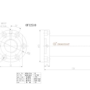 Đai Ốc Bi OFI2510-4 Chính Hãng TBI Motion