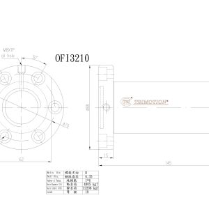 Đai Ốc Bi OFI3210-4 Chính Hãng TBI Motion