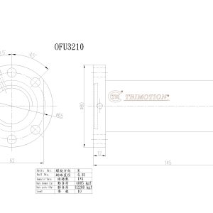 Đai Ốc Bi OFU3210-4 Chính Hãng TBI Motion
