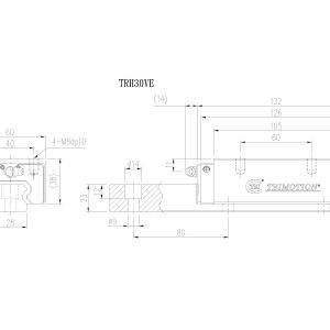 Con Trượt Vuông TRH30VE Chính Hãng TBIMOTION