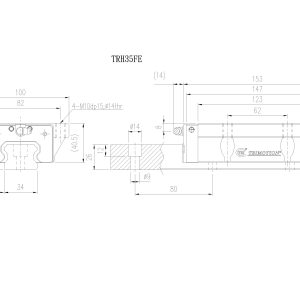 Con Trượt Vuông TRH35FE Chính Hãng TBIMOTION