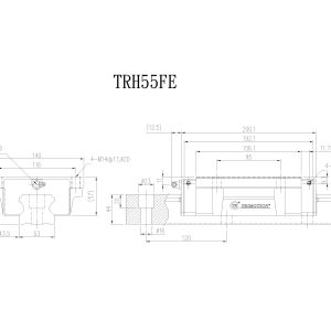Con Trượt Vuông TRH55FE Chính Hãng TBIMOTION