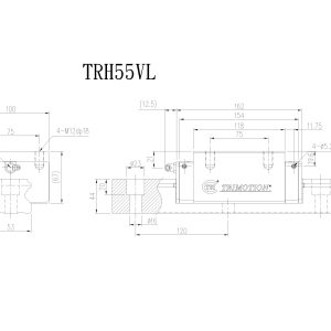 Con Trượt Vuông TRH55VL Chính Hãng TBIMOTION