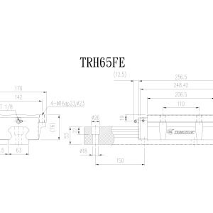 Con Trượt Vuông TRH65FE Chính Hãng TBIMOTION