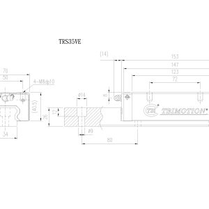 Con Trượt Vuông TRS35VE Chính Hãng TBIMOTION